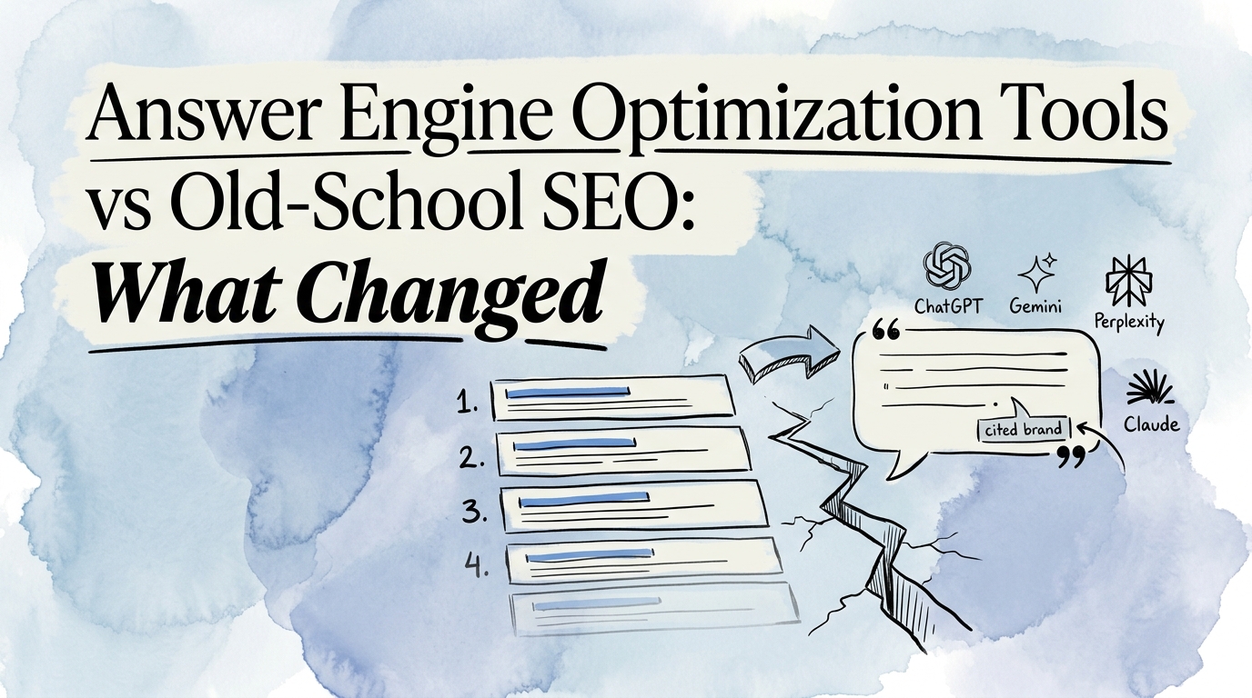 Answer Engine Optimization Tools vs Old-School